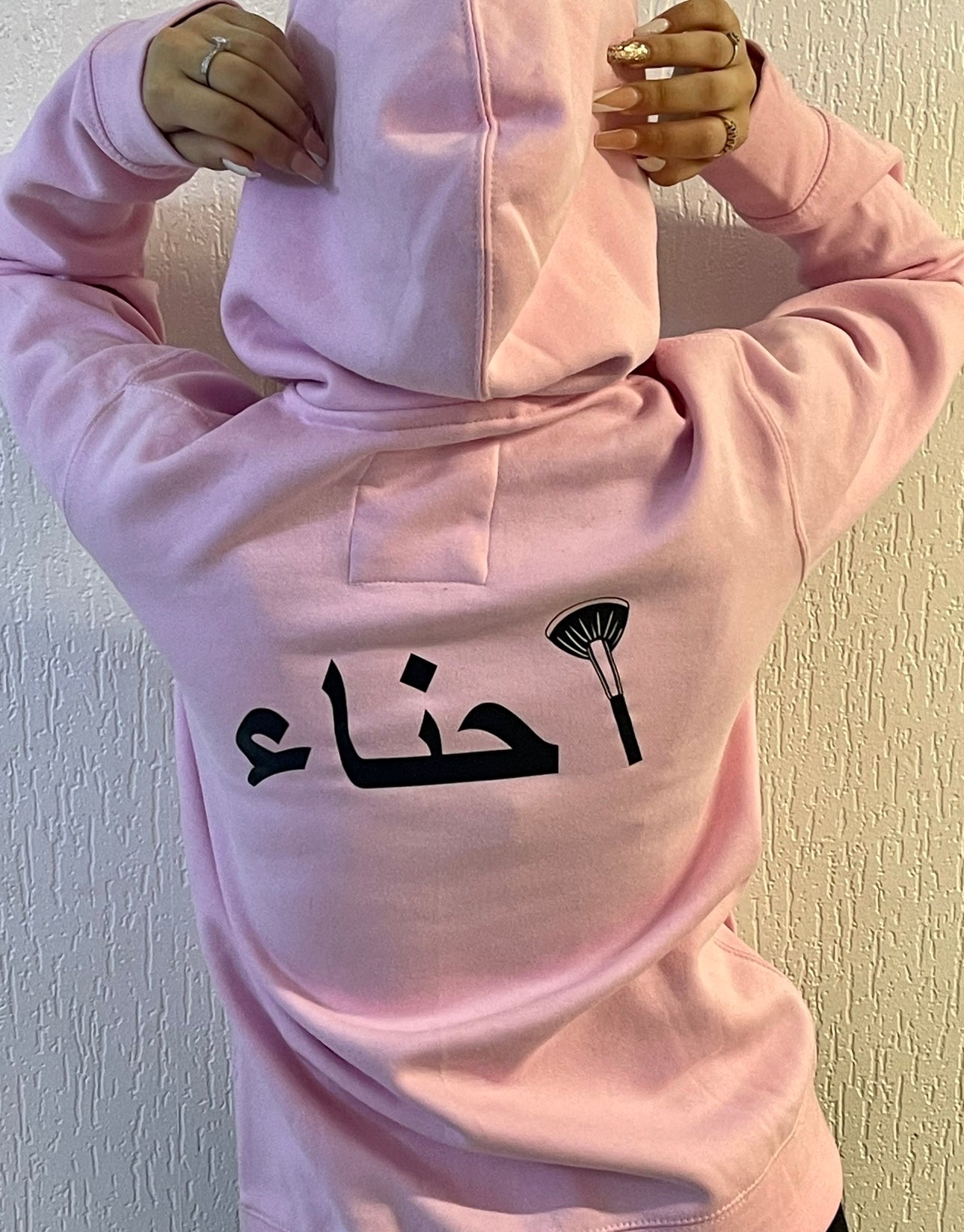 Pink Customised Hoodie