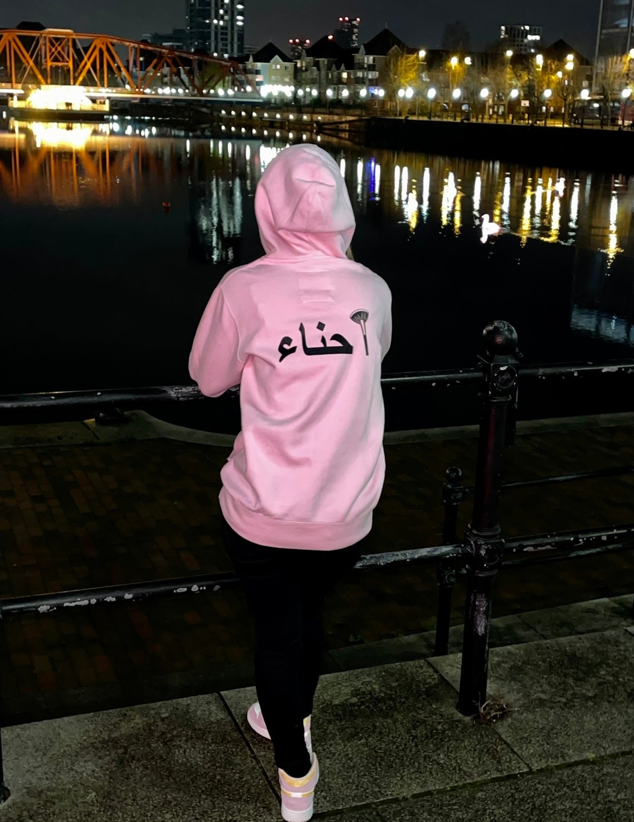 Pink Customised Hoodie