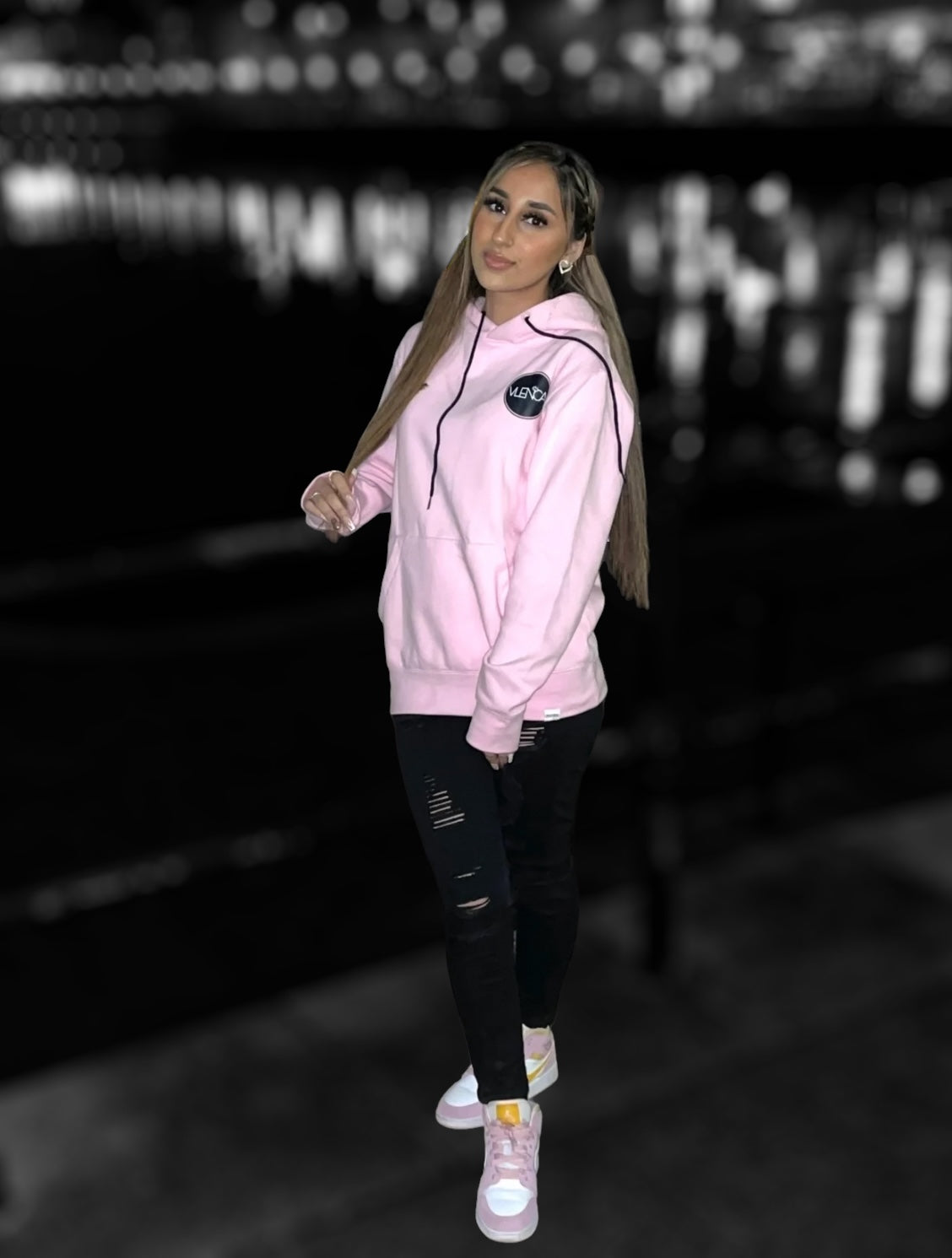 Pink Customised Hoodie