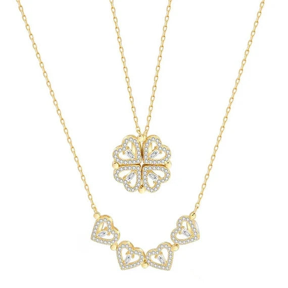 Clover Heart Necklace